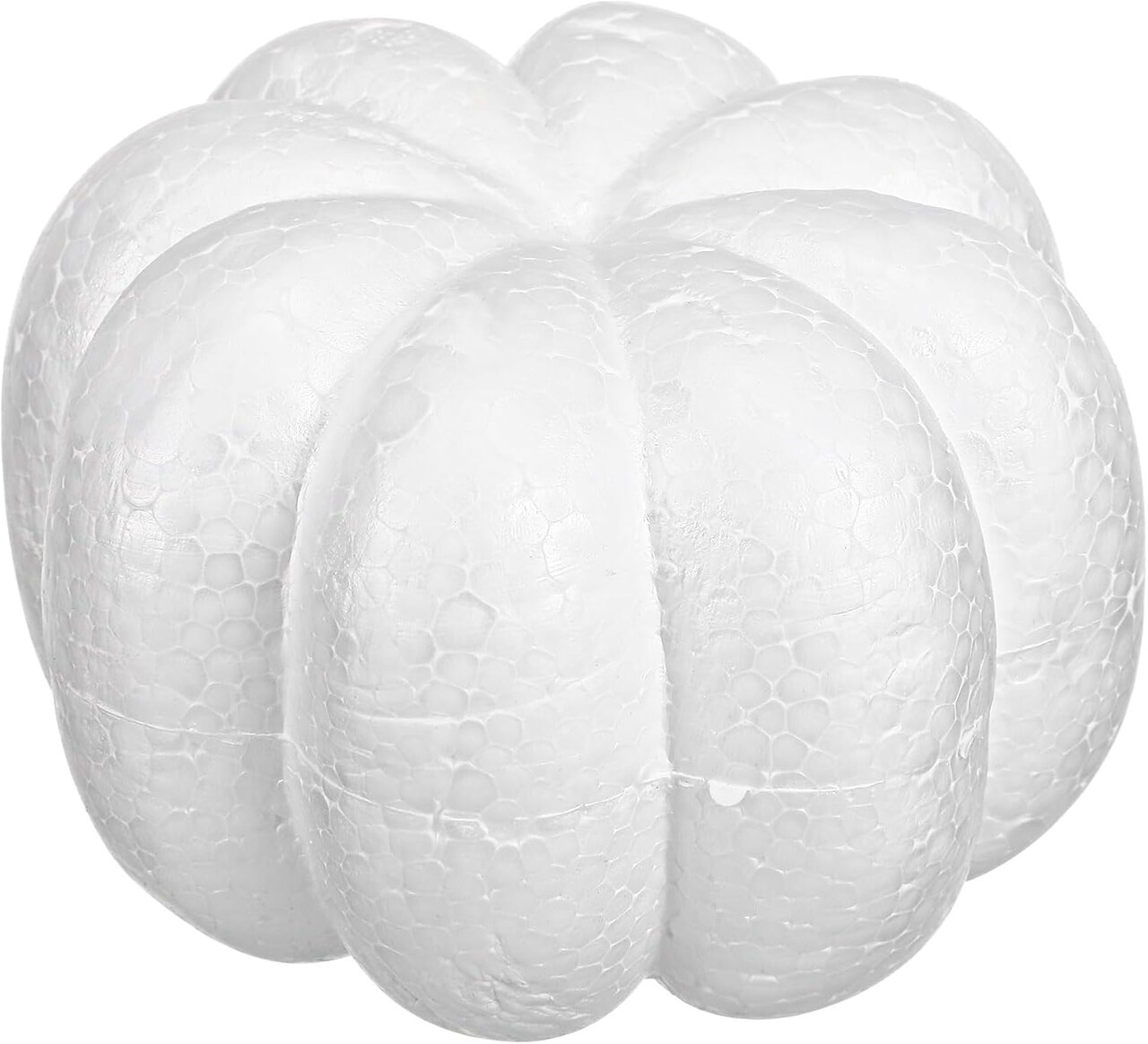 Artificial Pumpkins Realistic Foam Pumpkin White Pumpkin for Decorating Painting Carving DIY Craft Halloween Fall Harvest Thanksgiving Party Decoration